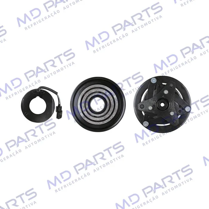 Conjunto de Embreagem do Compressor Renault Kwid (Para Compressor Original) - 12 Volts Polia 3pk 132mm — foto 3