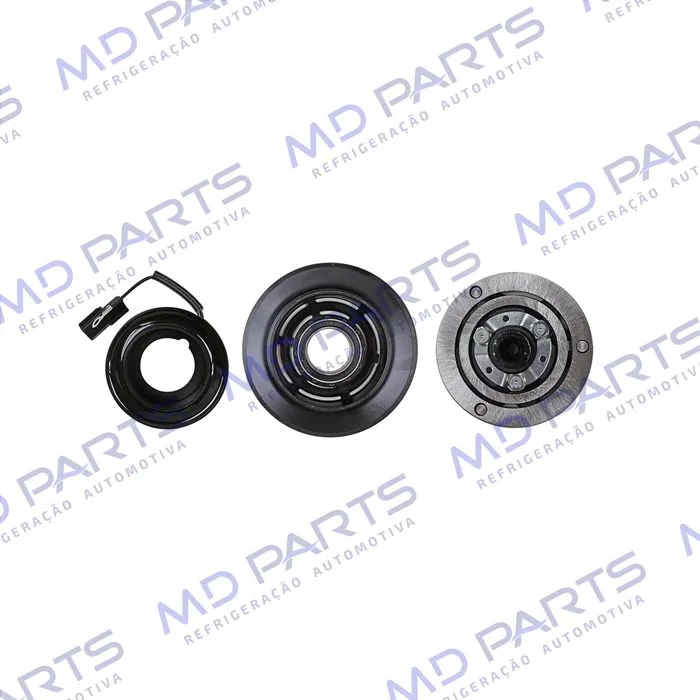 Conjunto de Embreagem do Compressor Renault Kwid (Para Compressor Original) - 12 Volts Polia 3pk 132mm — foto 4