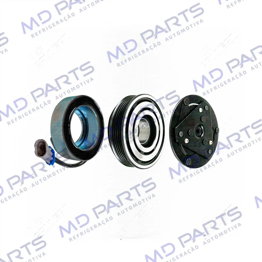 Conjunto de Embreagem do Compressor Delphi CVC Chevrolet Agile/ Montana 2009> 12 Volts Polia 5pk 109mm