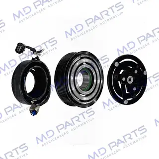 Conjunto de Embreagem do Compressor RC.600.483 Honda Civic Motor 1.5 Geração 10 2017> 12 Volts Polia 7pk 114mm