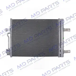 Condensador Fiat Palio/Siena/Strada Motor Fire 1.0 e 1.4 2008>/ Palio/Siena Motor E-Torq Modelo Denso Sistema Behr Fluxo Paralelo OEM: 51834975