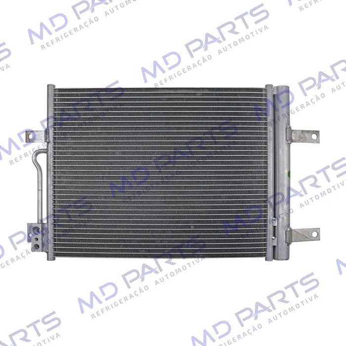 Condensador Fiat Palio/Siena/Strada Motor Fire 1.0 e 1.4 2008>/ Palio/Siena Motor E-Torq Modelo Denso Sistema Behr Fluxo Paralelo OEM: 51834975