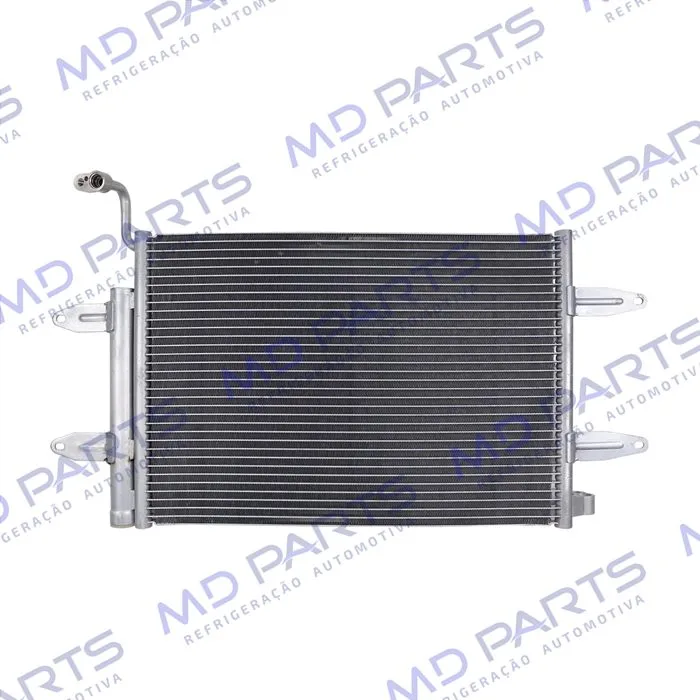 Condensador Volkswagen Polo/ Fox 2003> / Gol/ Voyage/ Saveiro Fluxo Paralelo Original - Sistema Denso OEM: 5Z0820411E