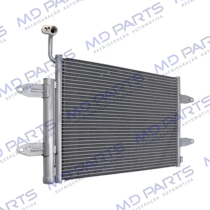 Condensador Volkswagen Polo/ Fox 2003> / Gol/ Voyage/ Saveiro Fluxo Paralelo Original - Sistema Denso OEM: 5Z0820411E — foto 3