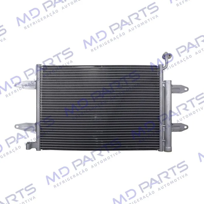 Condensador Volkswagen Polo/ Fox 2003> / Gol/ Voyage/ Saveiro Fluxo Paralelo Original - Sistema Denso OEM: 5Z0820411E — foto 4