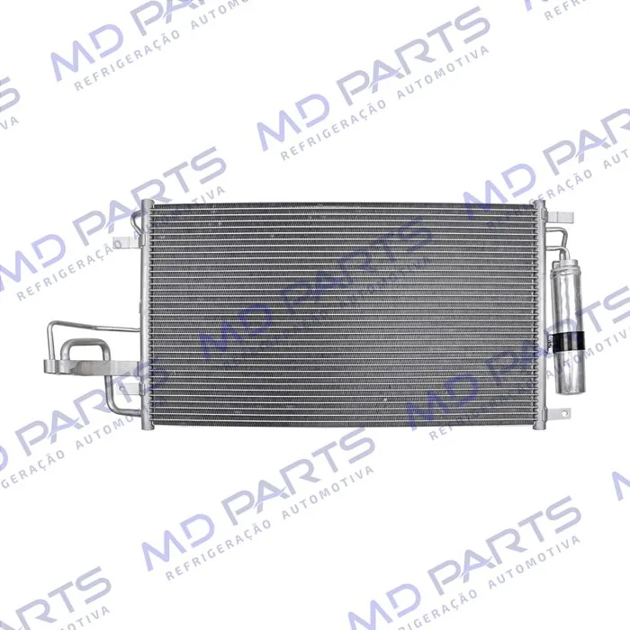 Condensador Hyundai Tucson 2005 Até 2010 / Kia Sportage 2005 Até 2010 2.0 / 2.7 Fluxo Paralelo OEM: 976062E000