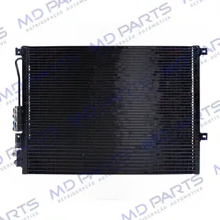 Condensador Jeep Cherokee 2005> c/ Resfriador de Óleo Fluxo Paralelo OEM: 55116928AA