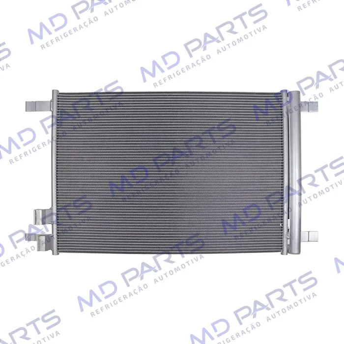 Condensador Volkswagen Polo/ T-Cross/ Nivus/ Virtus 1.0 TSI/ 1.6 2017> Fluxo Paralelo OEM: 2QB520411