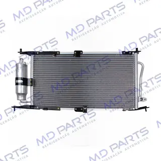 Condensador Chevrolet Corsa Sedan 1.0 2003 Até 2010 Fluxo Paralelo OEM: 93370780/ 93378126