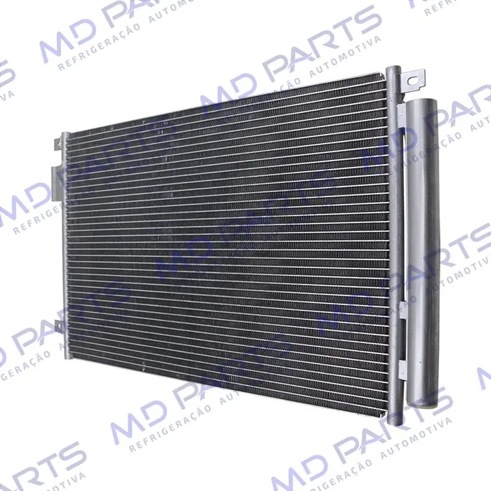 Condensador Fiat Novo Uno 2010>/ Palio 2012>/ Mobi 2017> Sistema Denso Fluxo Paralelo OEM: 51835575/ 52029111 — foto 5