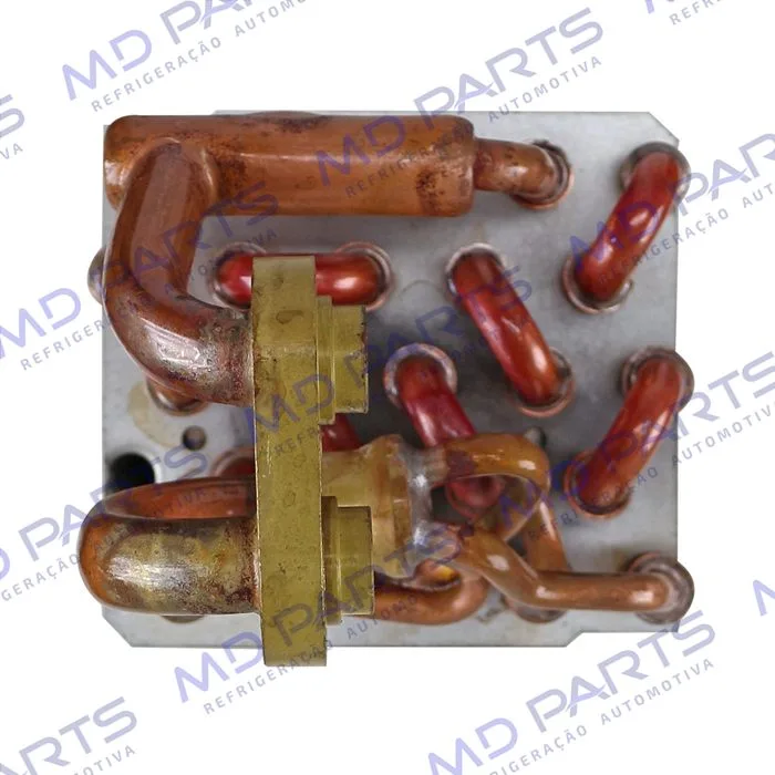 Evaporador Máquina New Holland 7010/7020 TL-70/80/100/75/80/95 TM-135/150/180 Case MXM-Magnum C/A Tubo Aletas OEM: 5194744 e 47137731 — foto 7