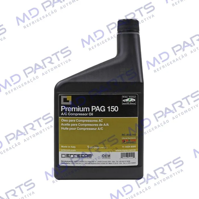 Óleo para Compressor ERRECOM R134a PAG 150 946ml