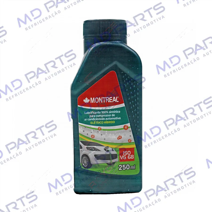 Óleo Polyolester para Compressor R134A / Hibrido / Elétrico Viscosidade POE 68 Montreal 250ml