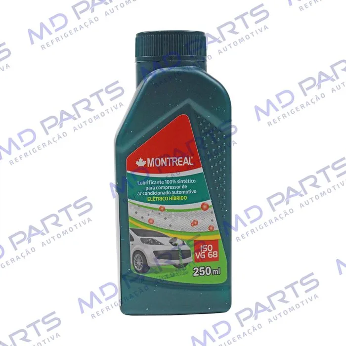 Óleo Polyolester para Compressor R134A / Hibrido / Elétrico Viscosidade POE 68 Montreal 250ml