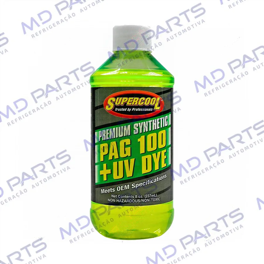 Óleo para Compressor R134a PAG 100 com Contraste Supercool 237ml